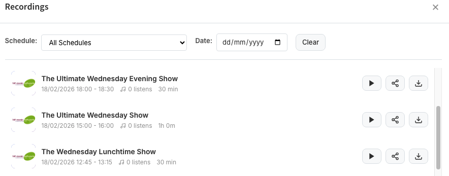 On Demand - Listen Again